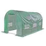 Serre tunnel de jardin 9 m² - 4500 x 2000 x 2000 mm