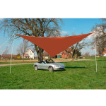 Parasol - Auvent Terracotta 3,6 x 3,6 m - Toile d'ombrage