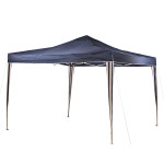 Tonnelle / Pavillon pliable en m&eacute;tal bleu 300 x 300 x 260 cm