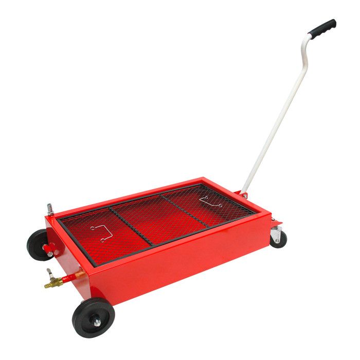Bac de r&eacute;cup&eacute;ration huile de vidange mobile - 38 litres