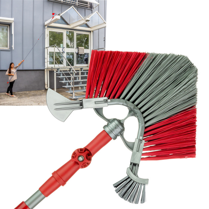 Balai tête de loup triangulaire télescopique