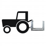 Châssis pour transport de bois / bûches - pour tracteur Cat. 1