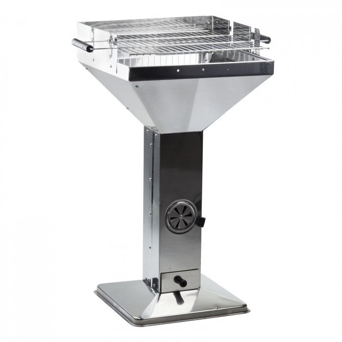 Barbecue en inox sur pied / colonne "Madeira" Barbecue en inox sur pied / colonne "Madeira"