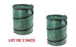Pack -  Sac repliable à déchets végétaux - 80 L - LOT DE 2