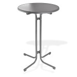 Table de bistro haute - Mange-debout pliable "Treviso" - anthracite