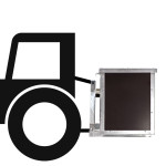 Caisse de transport pour tracteur DTB 300 - attelage 3 points