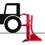 Charrue pour enfouissement de câble DKP70 - Draineuse agricole 1 dent