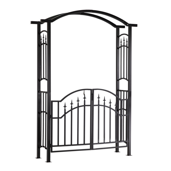 Arche de jardin - Gloriette avec portillon "Freiburg" pour rosiers
