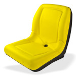 Siège de tracteur DSS100 - Coque d'assise jaune Siège de tracteur DSS100 - Coque d'assise jaune